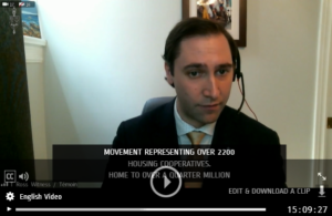 La FHCC informe un comité parlementaire sur la situation des coopératives d’habitation durant la COVID-19