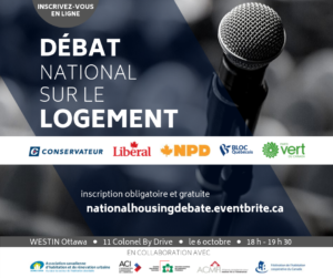 Débat national sur le logement, le 6 octobre